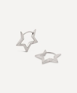 Dinny Hall - Sterling Silver Stargazer Click Hoop Earrings image number 0