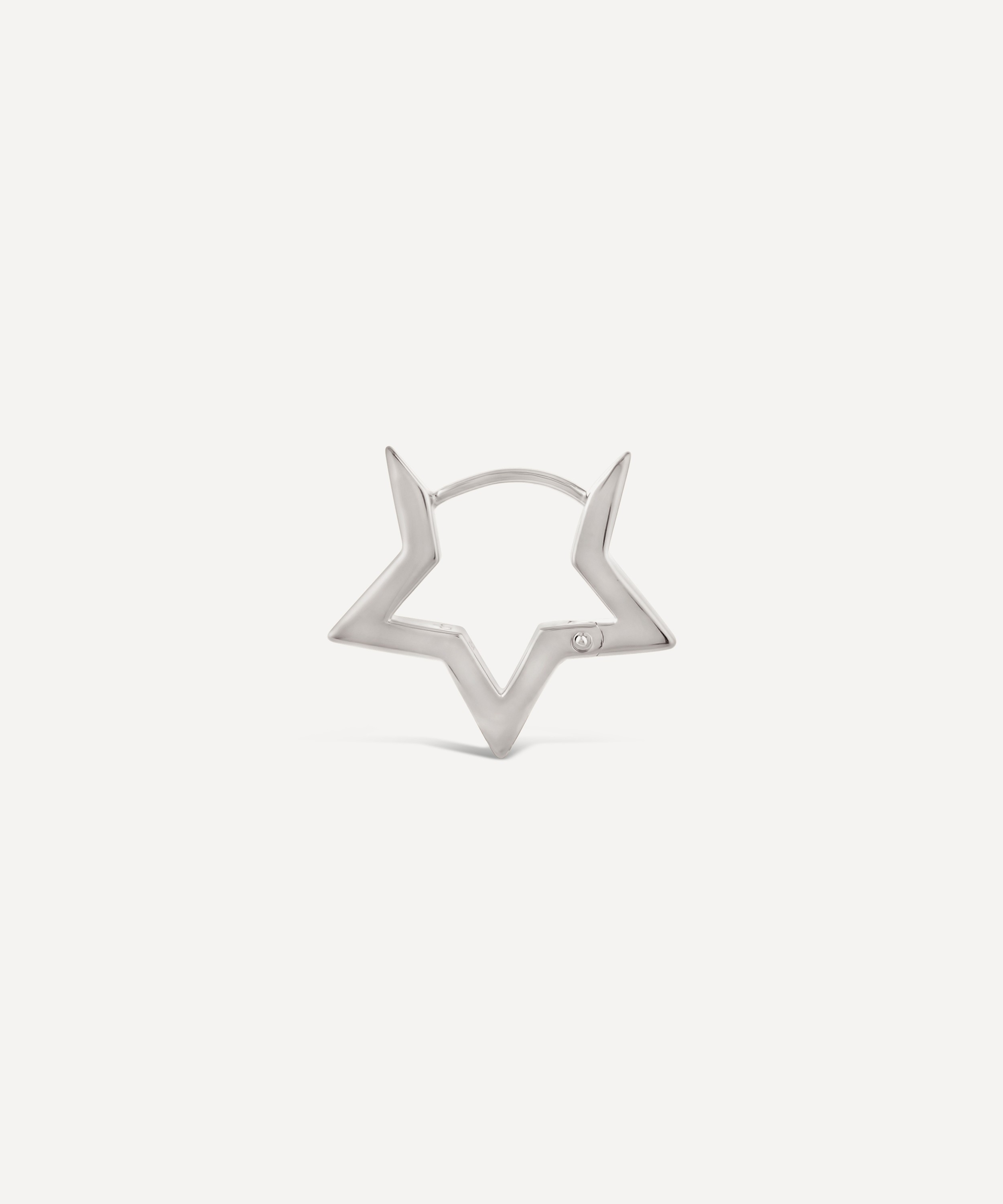 Dinny Hall - Sterling Silver Stargazer Click Hoop Earrings image number 2