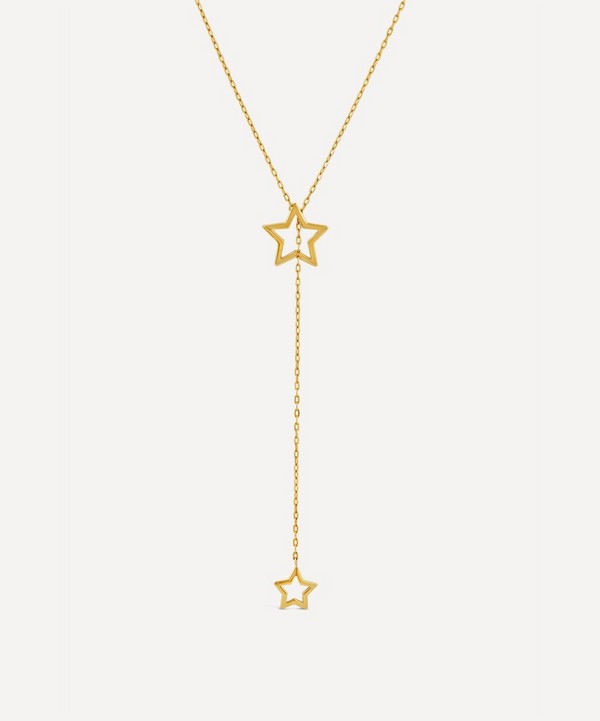 Dinny Hall - 22ct Gold-Plated Vermeil Silver Stargazer Large Lariat Pendant Necklace image number null