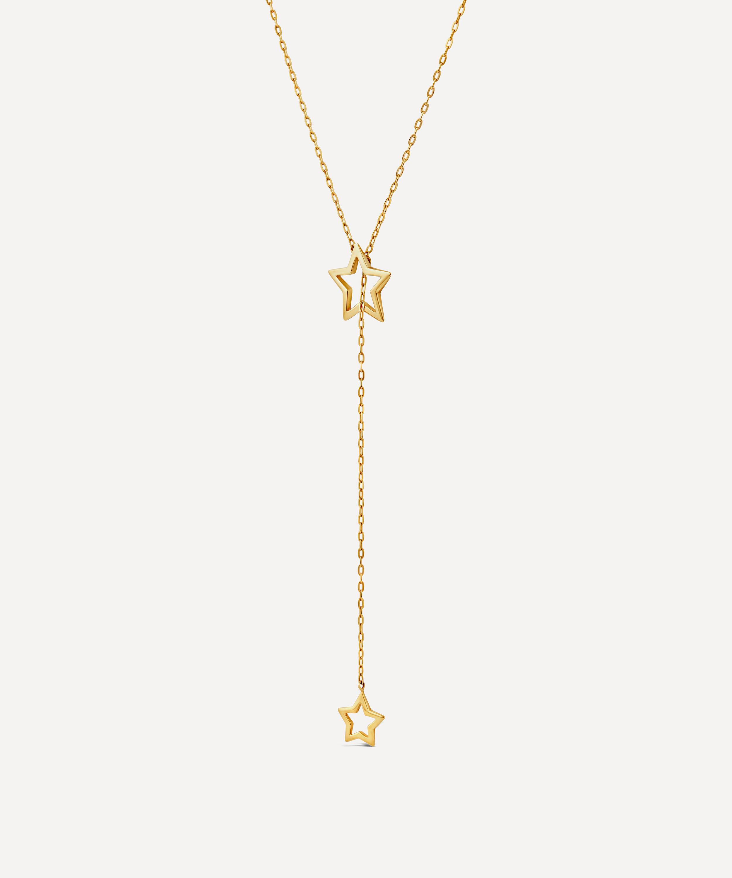Dinny Hall - 22ct Gold-Plated Vermeil Silver Stargazer Large Lariat Pendant Necklace image number 2