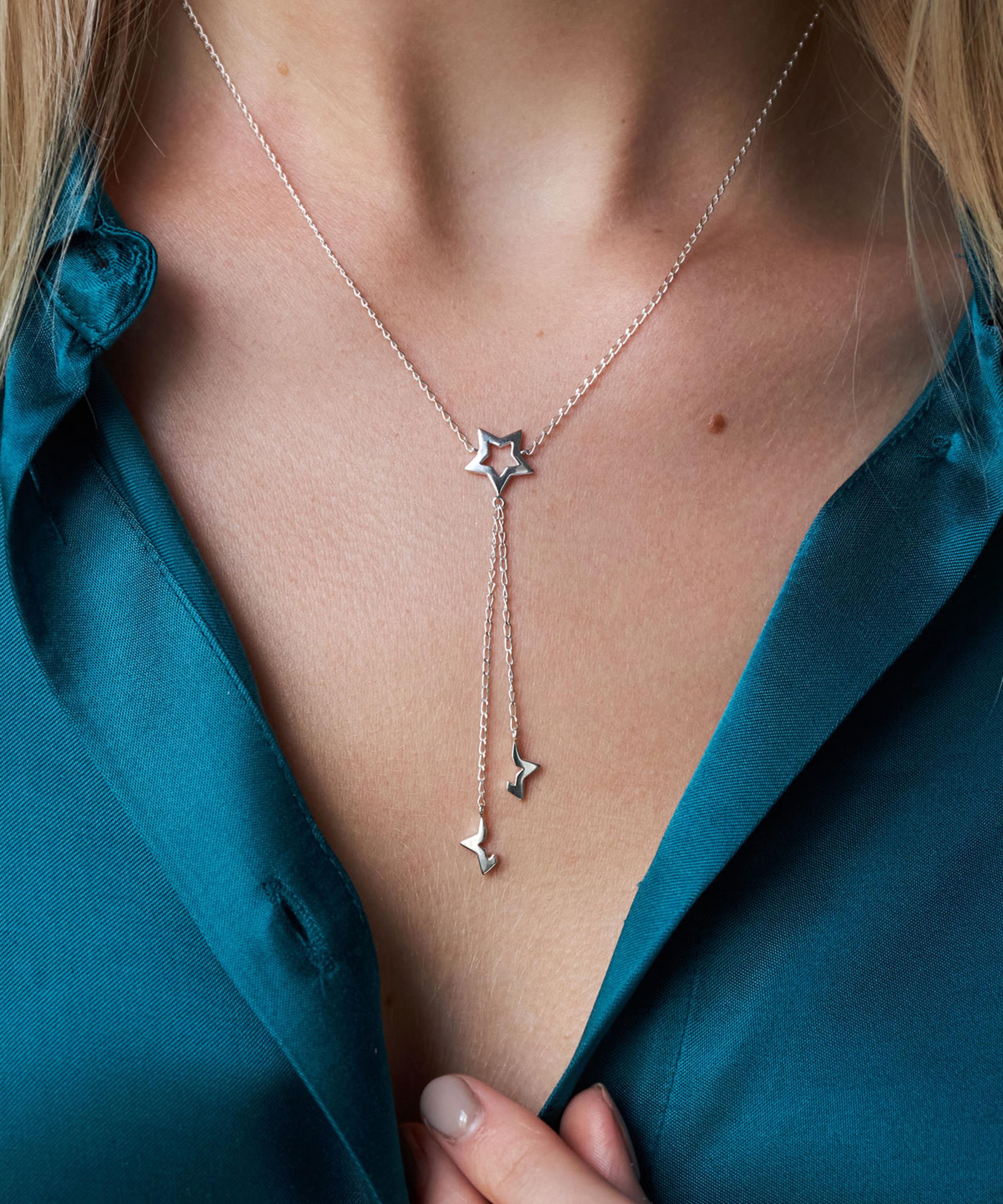 Tiffany star hot sale lariat necklace