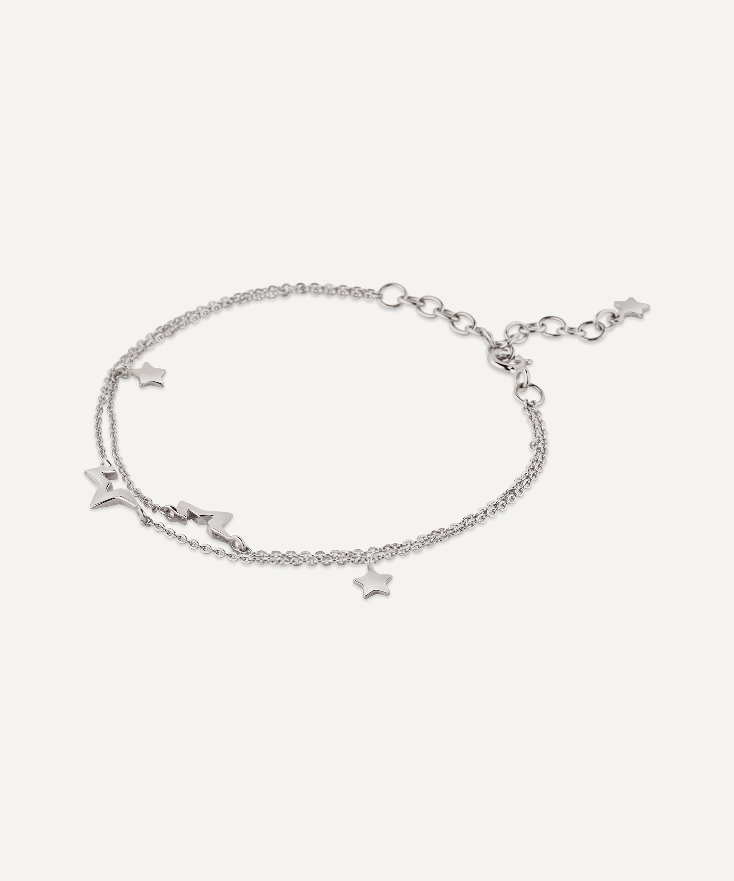 Dinny Hall - Sterling Silver Stargazer Double Chain Wristlet Bracelet