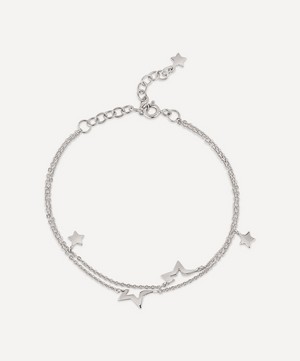 Dinny Hall - Sterling Silver Stargazer Double Chain Wristlet Bracelet image number 2