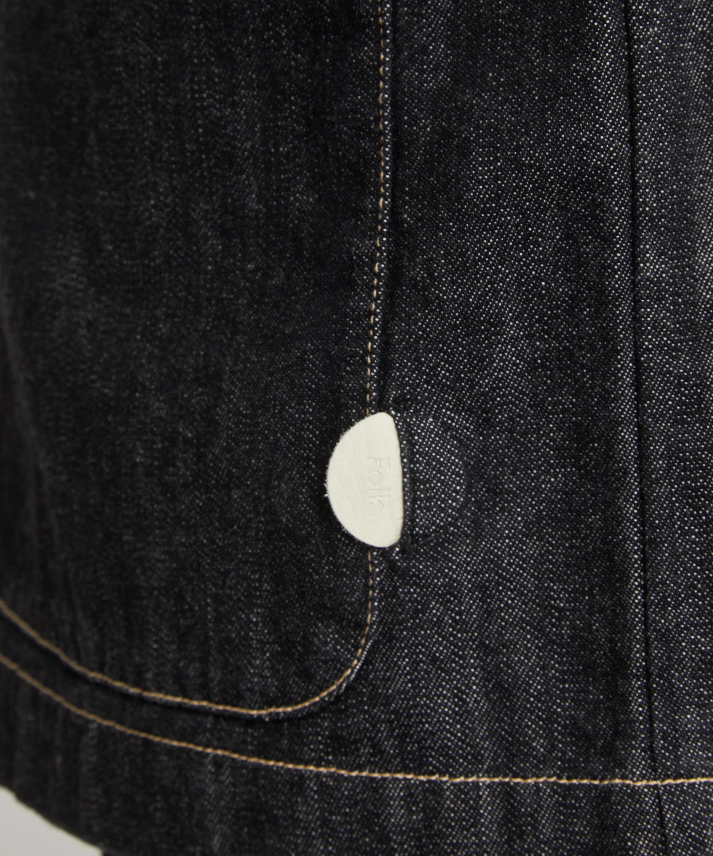 Folk - Black Denim Assembly Jacket image number 3