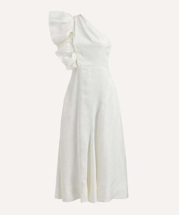 Aje - Bonjour Asymmetric Midi-Dress image number 0