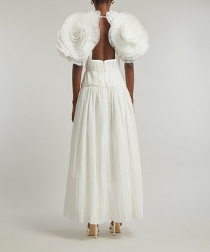 Aje - Expressive Pleated Maxi-Dress image number 3