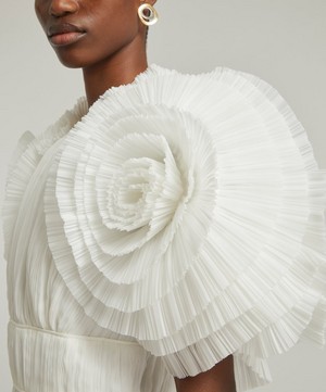 Aje - Expressive Pleated Maxi-Dress image number 4