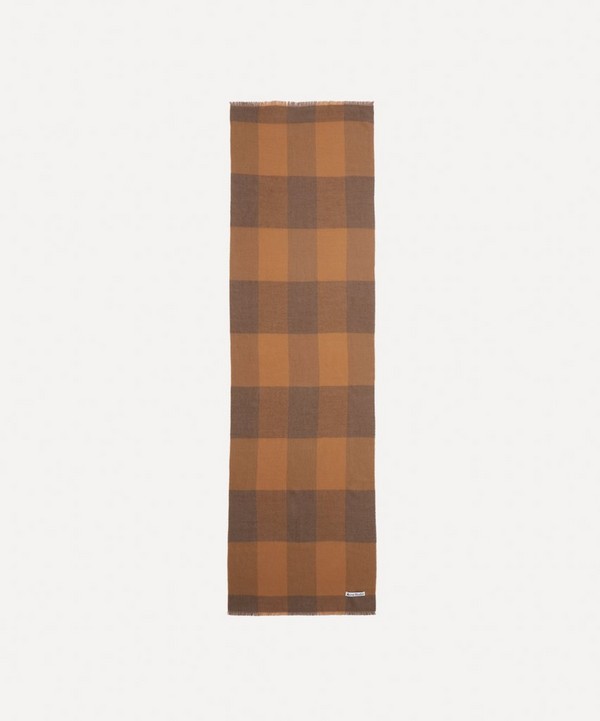 Acne Studios - Check Wool Scarf image number null