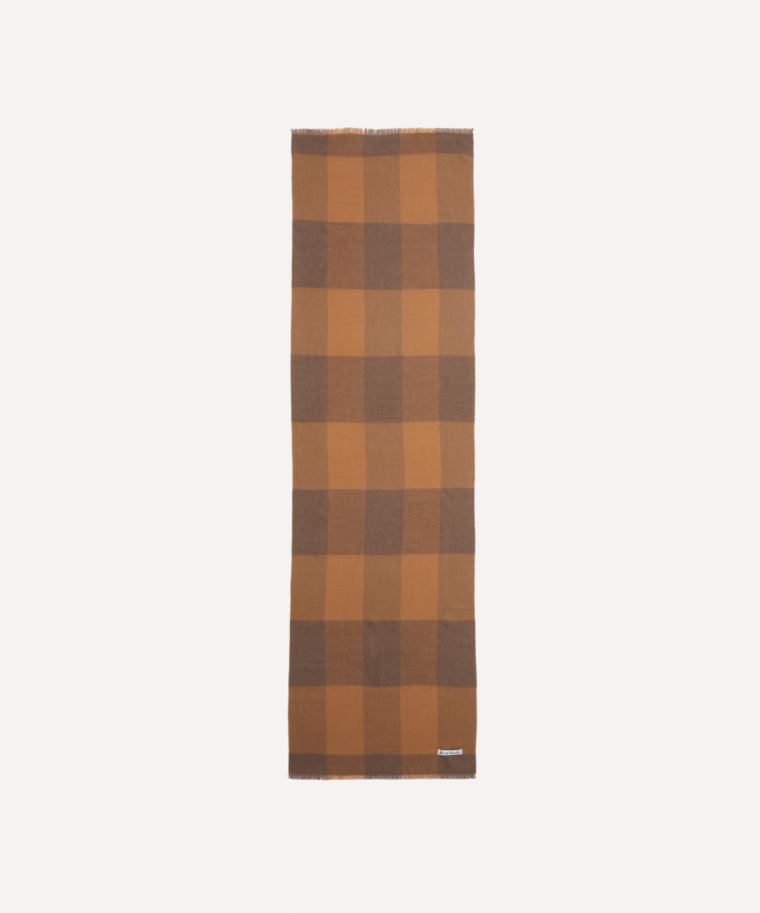 Acne Studios - Check Wool Scarf image number 0