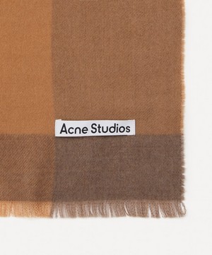 Acne Studios - Check Wool Scarf image number 3