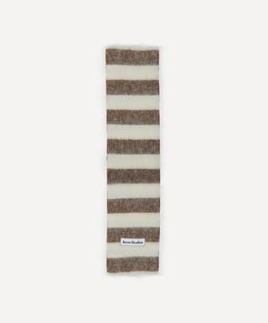 Acne Studios - Stripe Wool-Blend Scarf image number 0