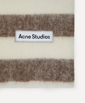 Acne Studios - Stripe Wool-Blend Scarf image number 3