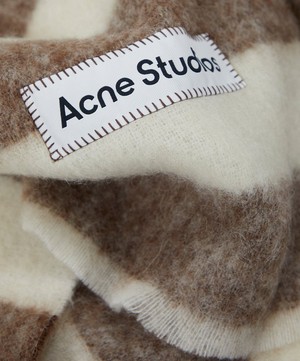 Acne Studios - Stripe Wool-Blend Scarf image number 4