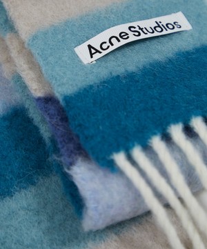 Acne Studios - Skinny Wool-Alpaca Fringe Scarf image number 3