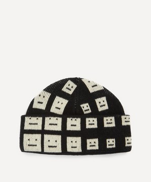 Acne Studios - Face Knit Beanie Hat image number 0