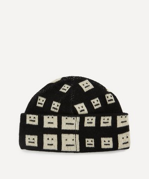 Acne Studios - Face Knit Beanie Hat image number 1