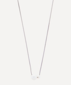 Completedworks - Platinum-Plated Sterling Silver Double Pearl Pendant image number 0