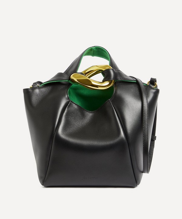 JW Anderson - Chain Link Leather Pochette Bag image number null