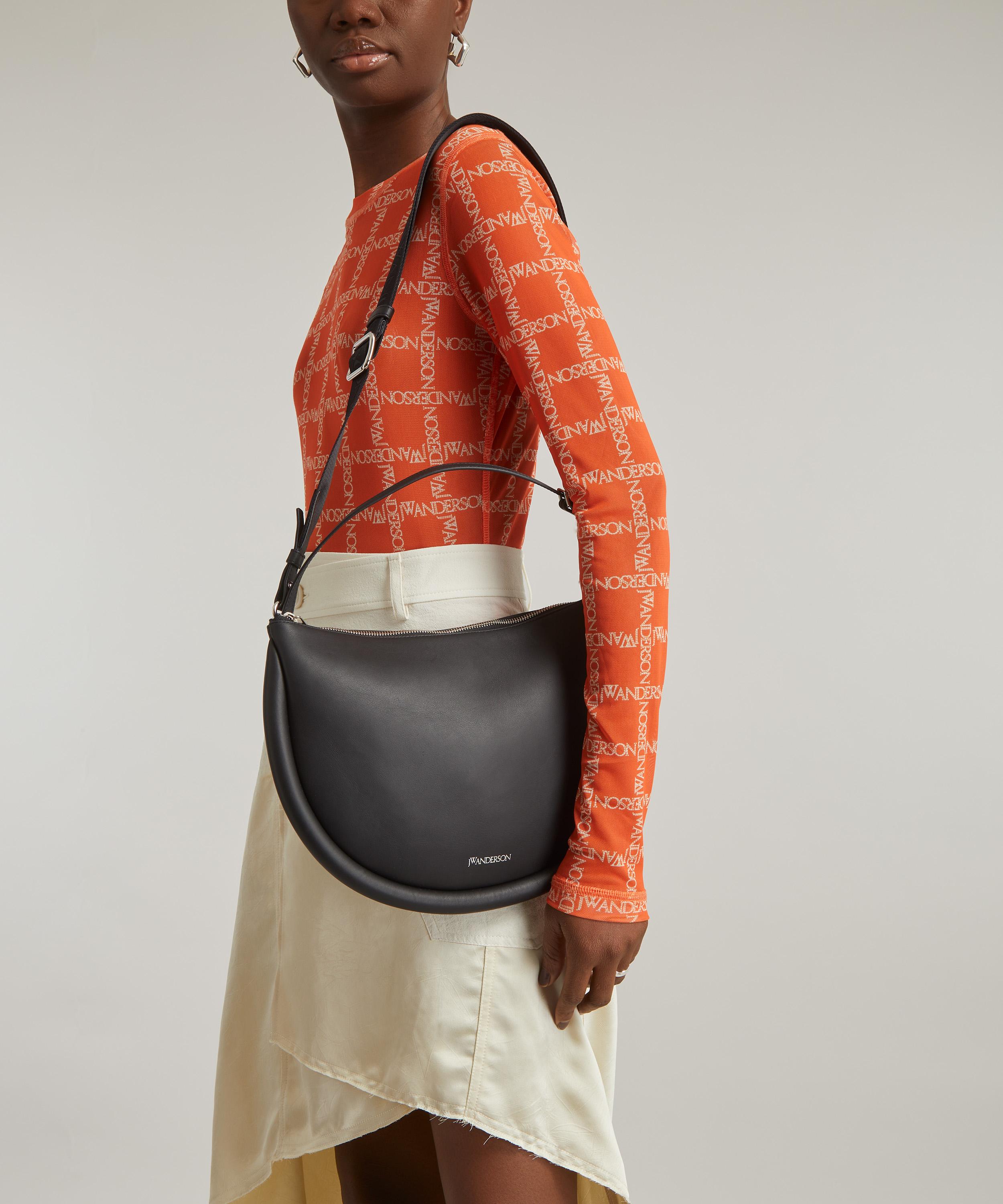 JW ANDERSON The Bumper-Moon two-tone leather shoulder bag