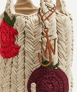 JW Anderson - Apple Knitted Shopper Tote Bag image number 4