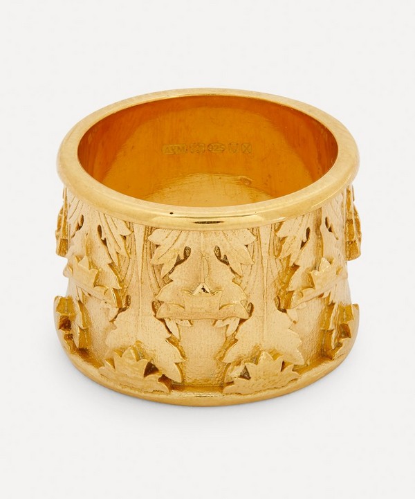 Aymer Maria - 18ct Gold-Plated Recycled Pilastro Ring I