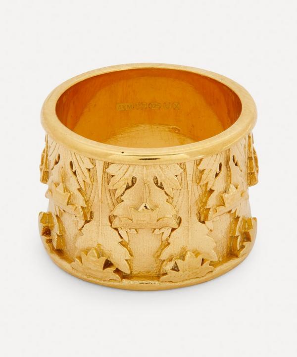 Aymer Maria - 18ct Gold-Plated Recycled Pilastro Ring I image number null