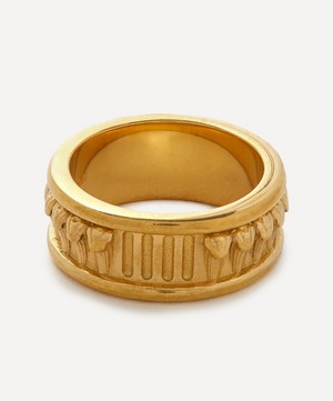 Aymer Maria - 18ct Gold-Plated Recycled Pilastro Ring II image number 0