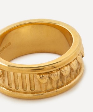 Aymer Maria - 18ct Gold-Plated Recycled Pilastro Ring II image number 2