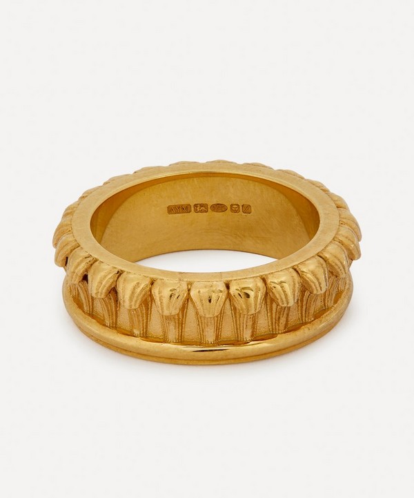 Aymer Maria - 18ct Gold-Plated Recycled Pilastro Ring III image number null