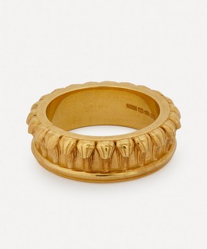 Aymer Maria - 18ct Gold-Plated Recycled Pilastro Ring III image number 2