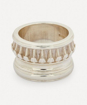 Aymer Maria - Sterling Silver Recycled Pilastro Ring V image number 2