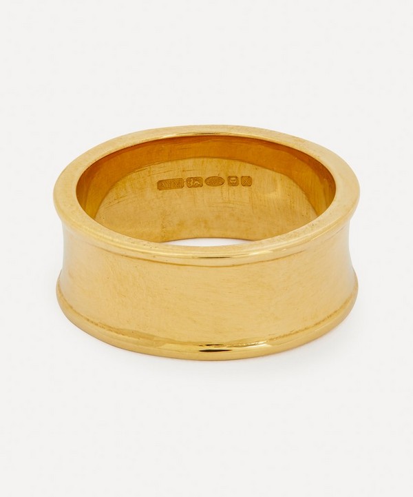 Aymer Maria - 18ct Gold-Plated Recycled Pilastro Ring XII image number null