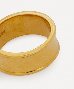 Aymer Maria - 18ct Gold-Plated Recycled Pilastro Ring XII image number 3