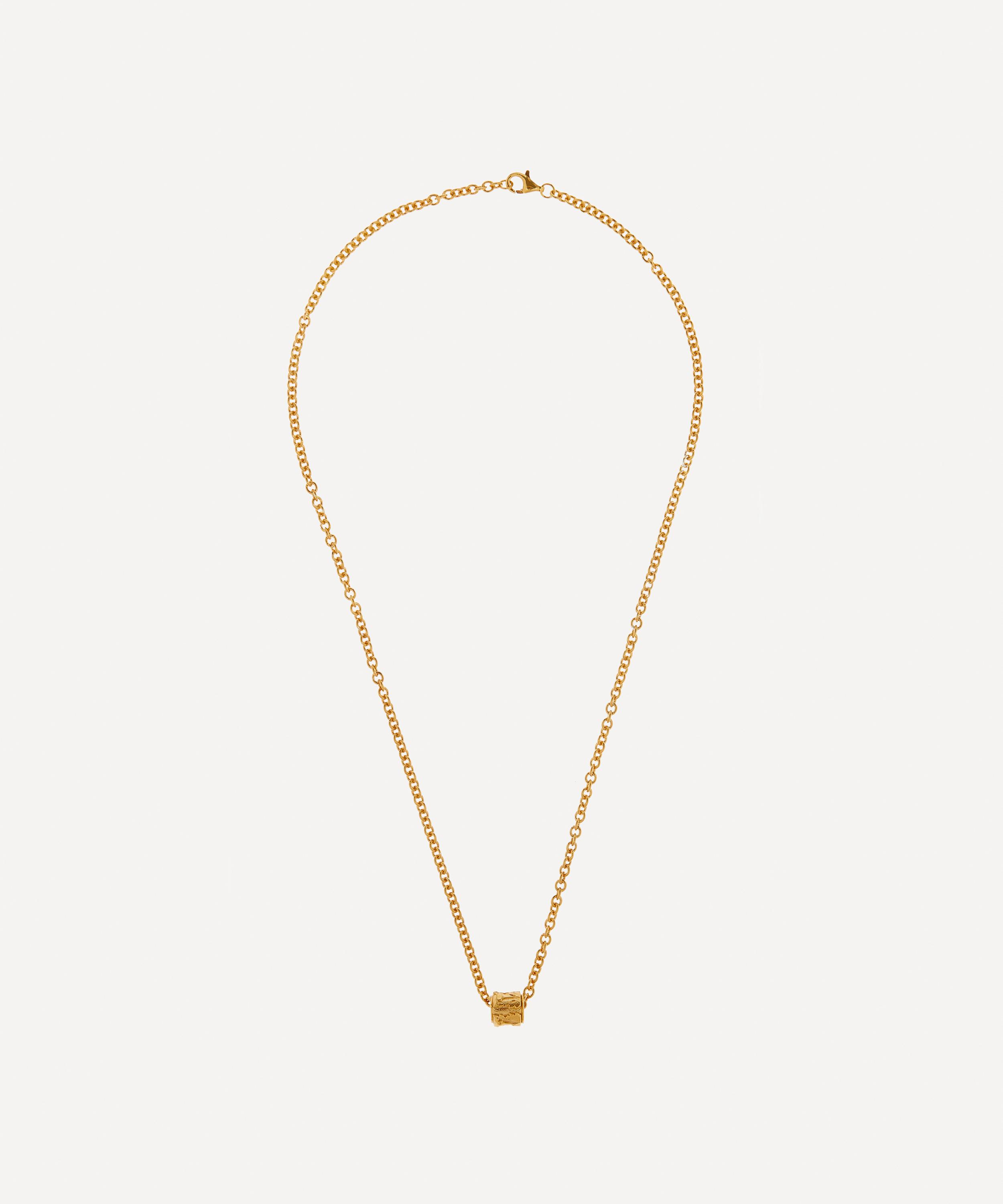 Aymer Maria - 18ct Gold-Plated Recycled Pilastro Pendant Necklace II image number 2