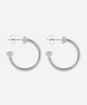 Aymer Maria - Silver Pilastro Hoop Earrings III image number 2