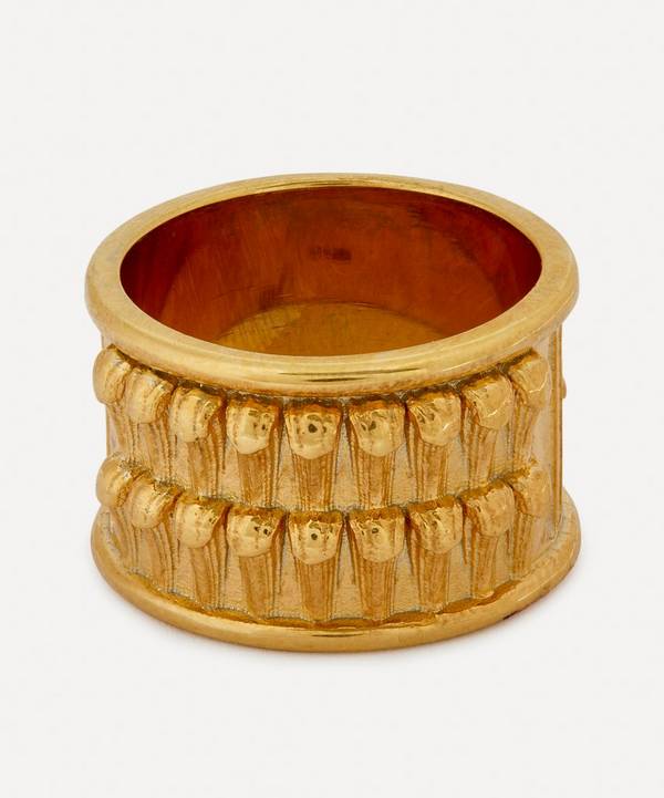 Aymer Maria - 18ct Gold-Plated Recycled Pilastro Ring IV