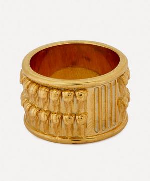 Aymer Maria - 18ct Gold-Plated Recycled Pilastro Ring IV image number 2