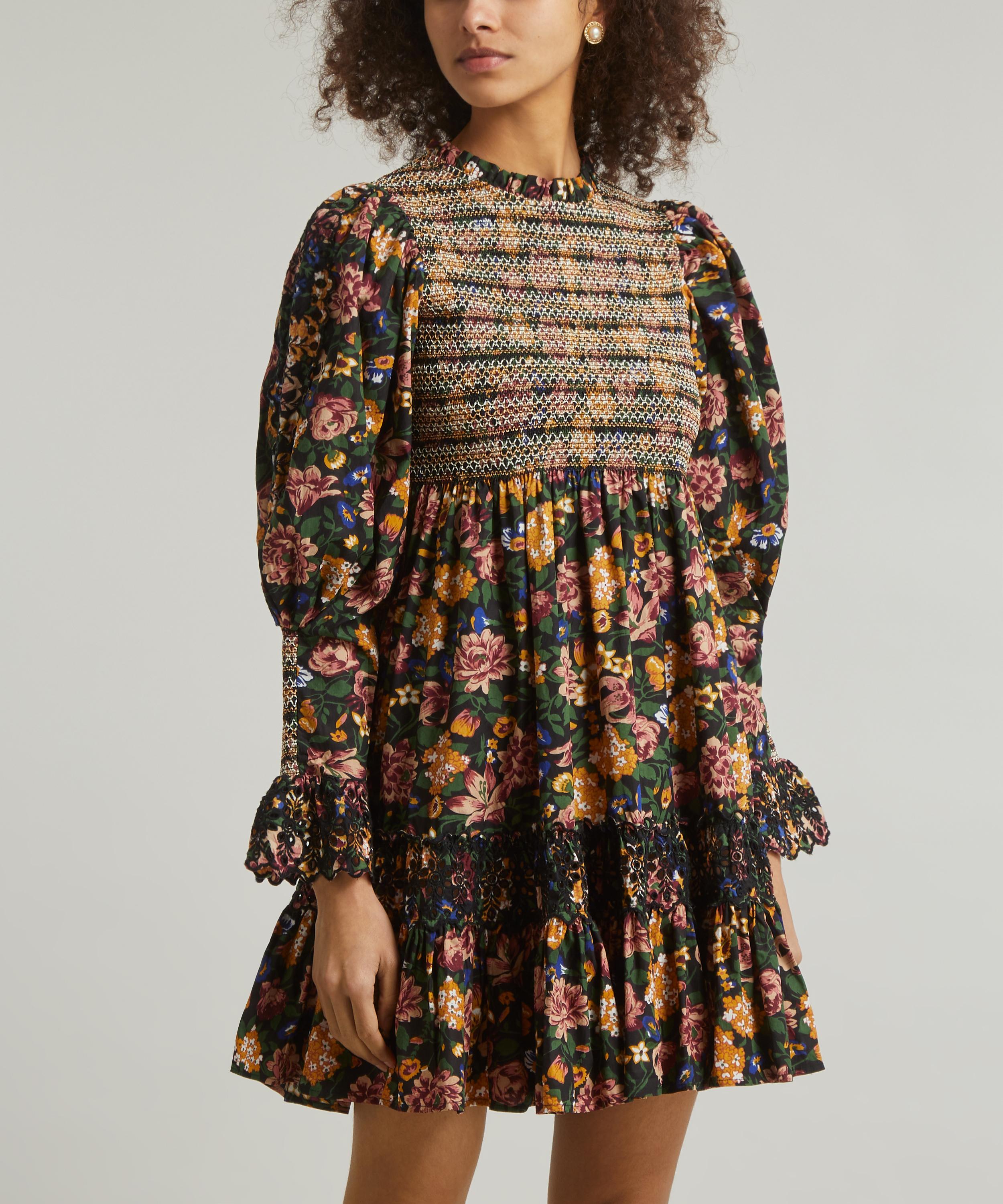 byTiMo - Poplin Smocking Mini-Dress image number 2