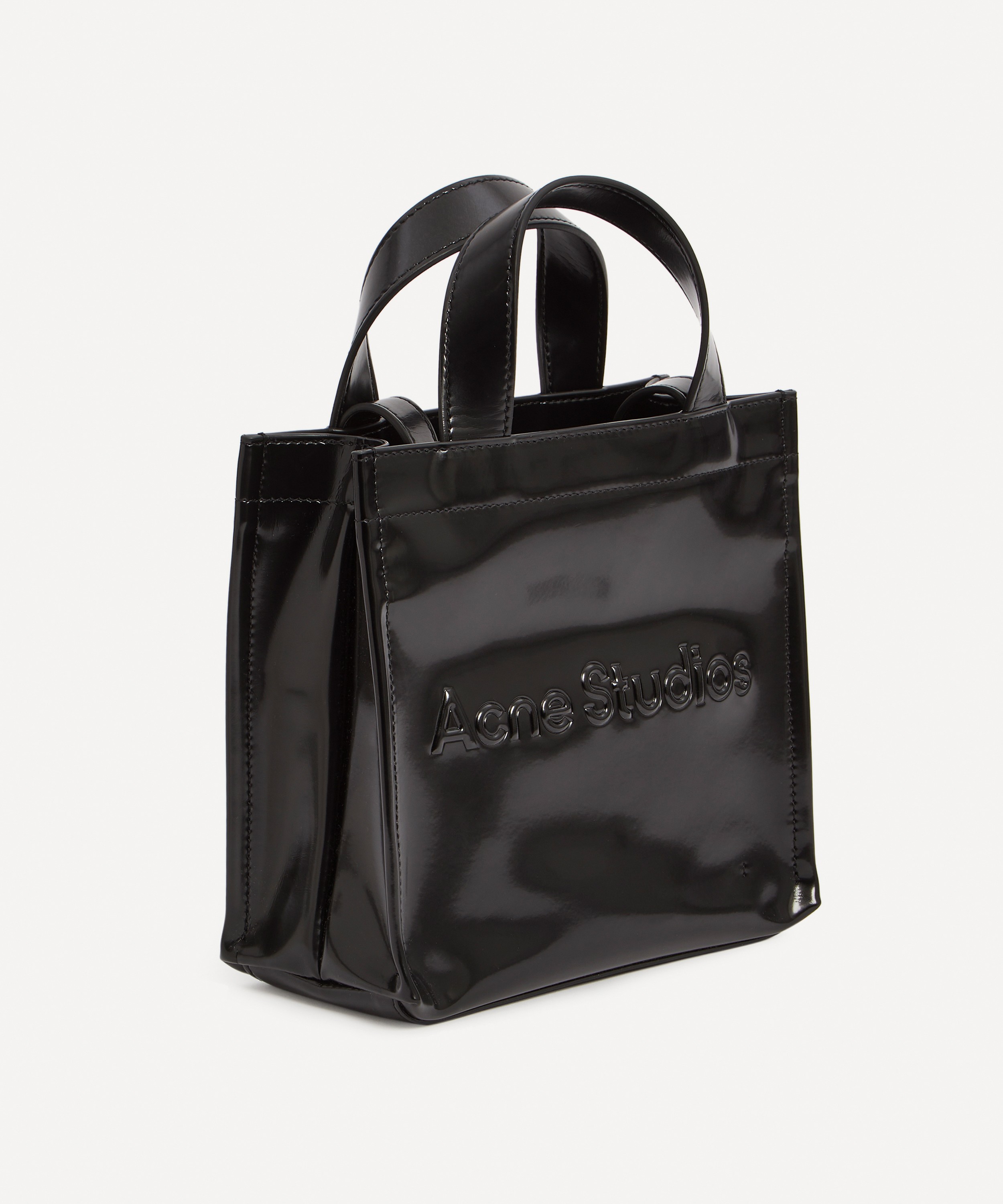 Acne Studios - Shiny Logo Tote Bag image number 2