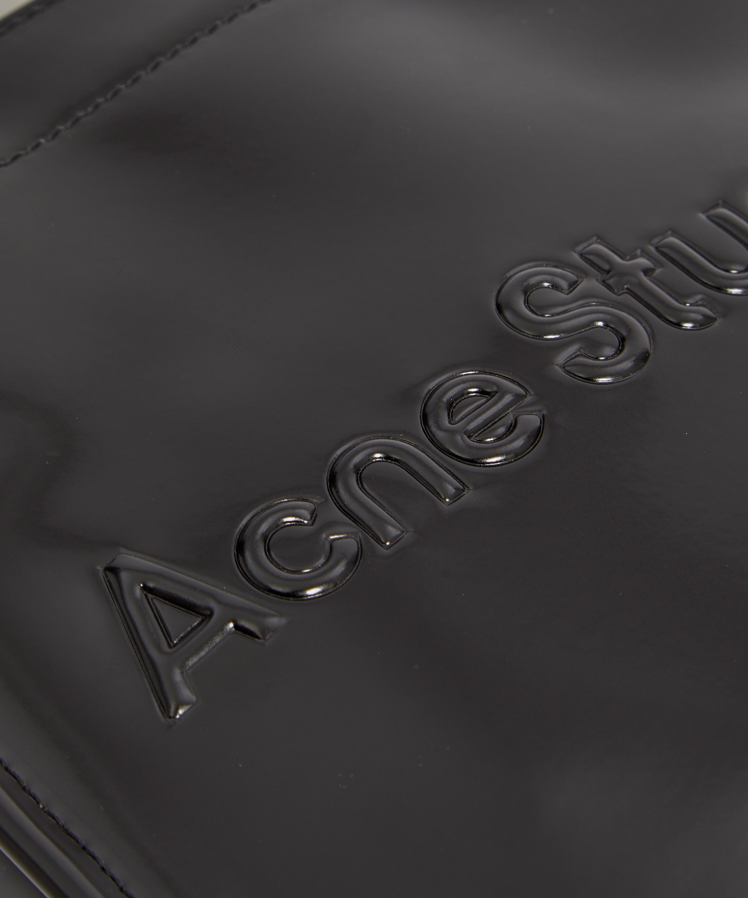 Acne Studios - Shiny Logo Tote Bag image number 4