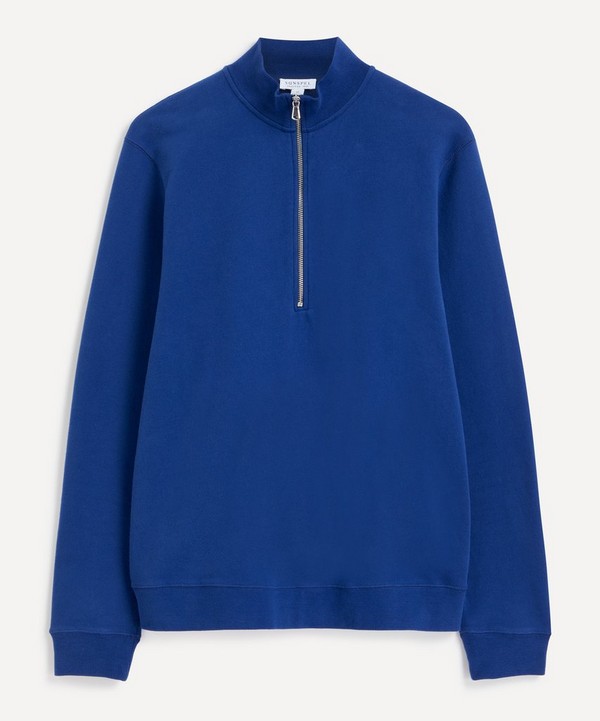 Sunspel - Half-Zip Loopback Sweatshirt image number null