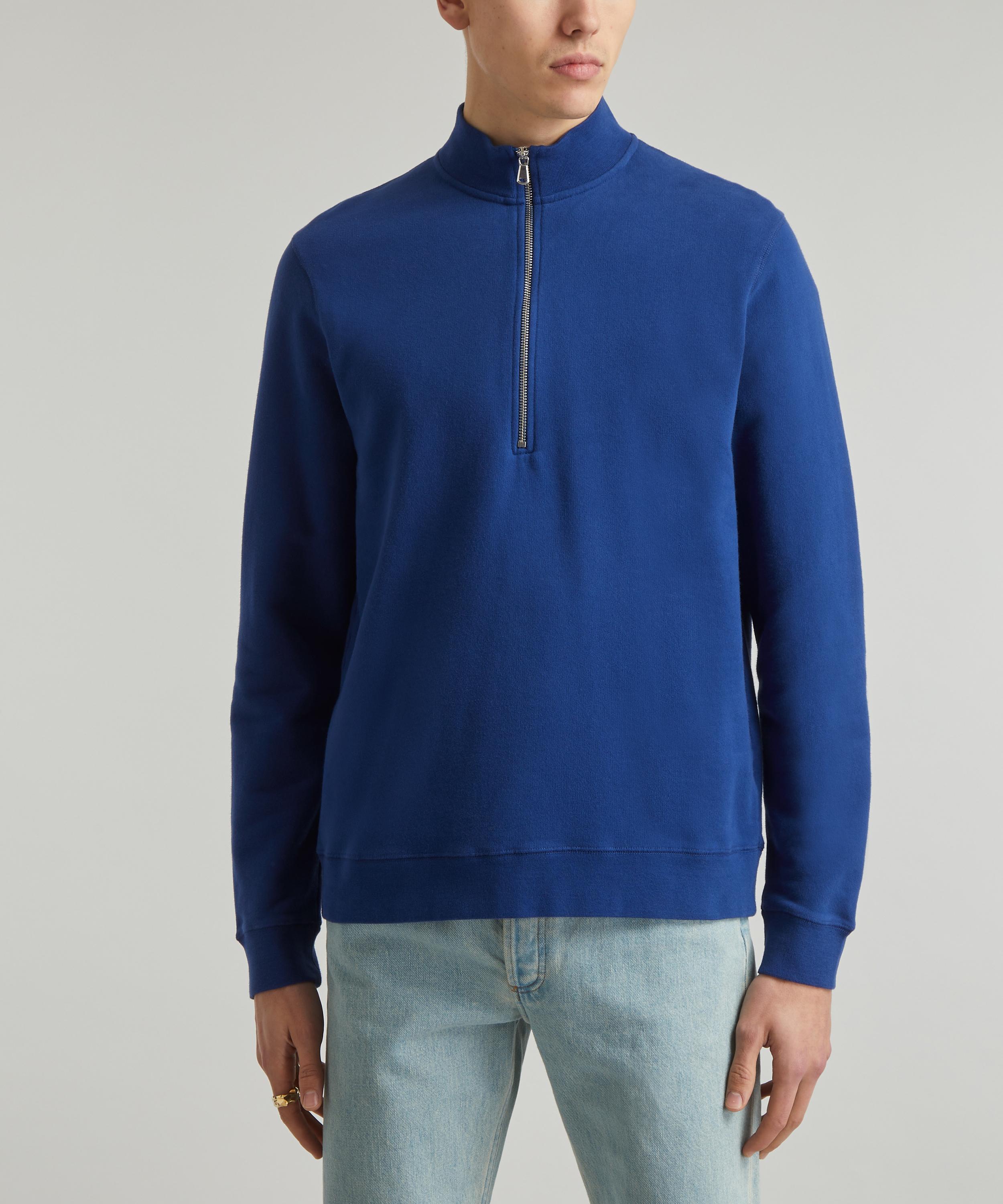 Sunspel Half-Zip Loopback Sweatshirt