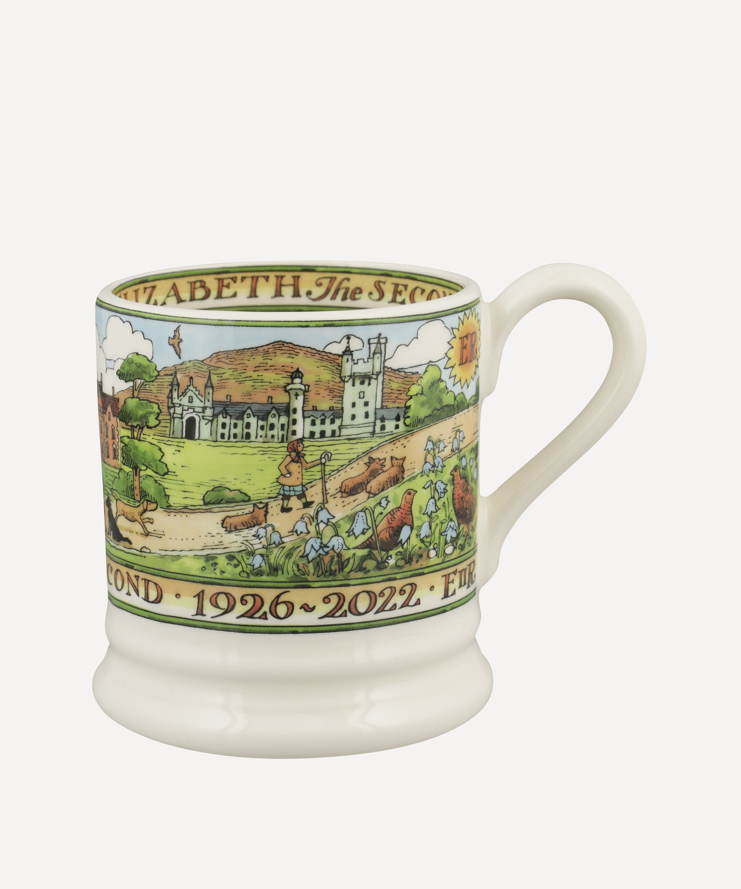 Emma Bridgewater - Queen & Countrywoman Elizabeth Half-Pint Mug image number 0