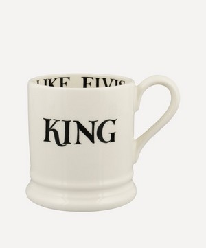 Emma Bridgewater - Black Toast King & Queen Boxed Half-Pint Mugs Set of Two image number 1