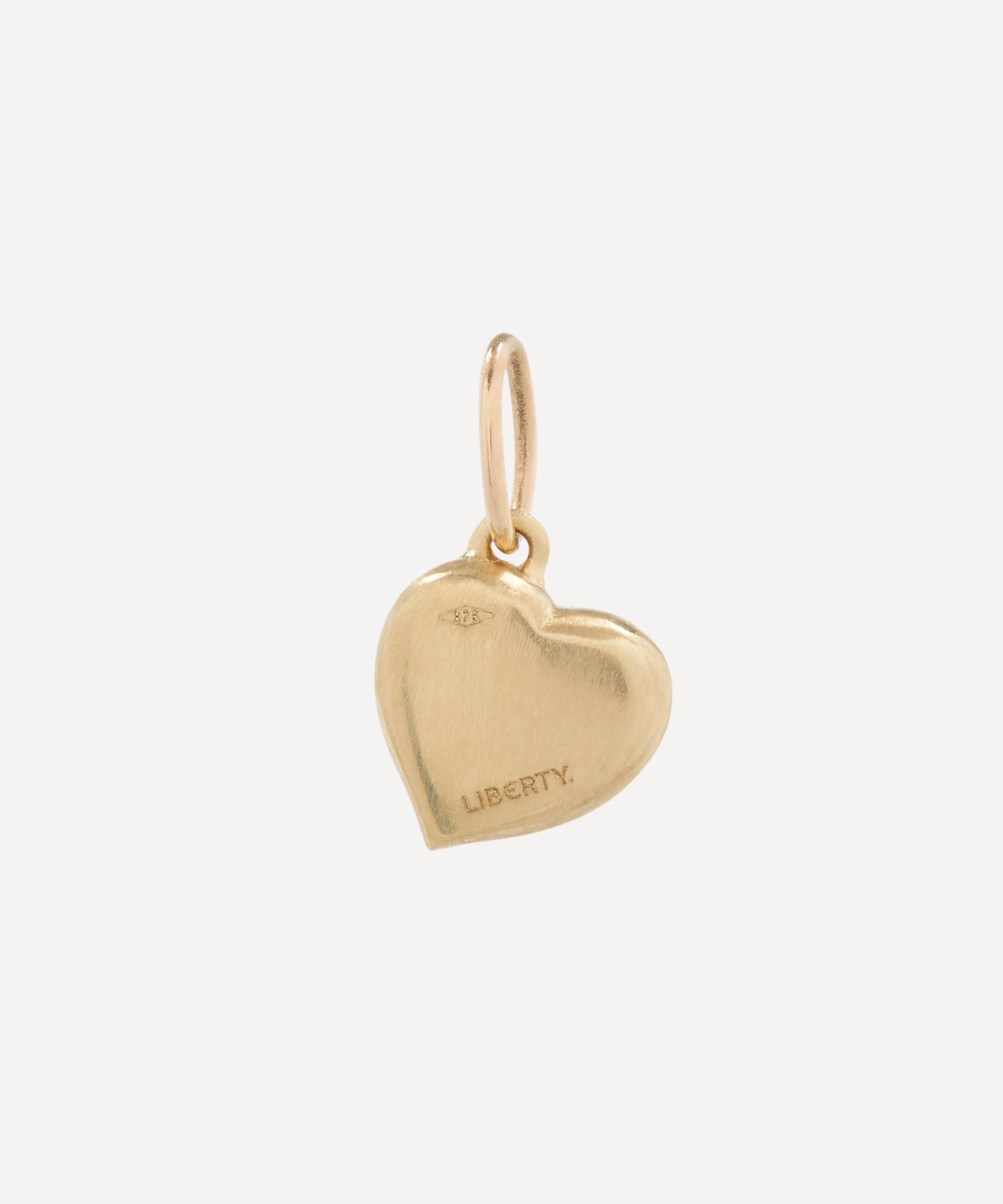 9ct gold sale heart charm