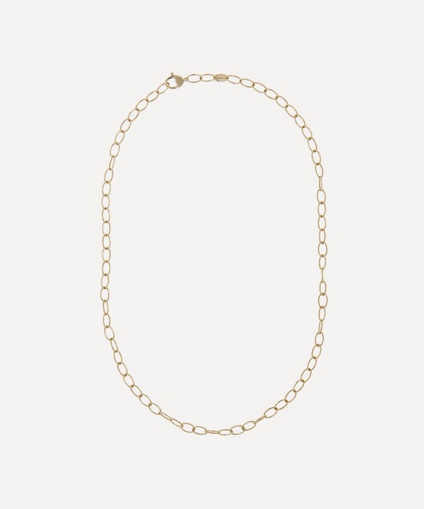 Liberty - 9ct Gold Plain Link Chain Necklace image number null