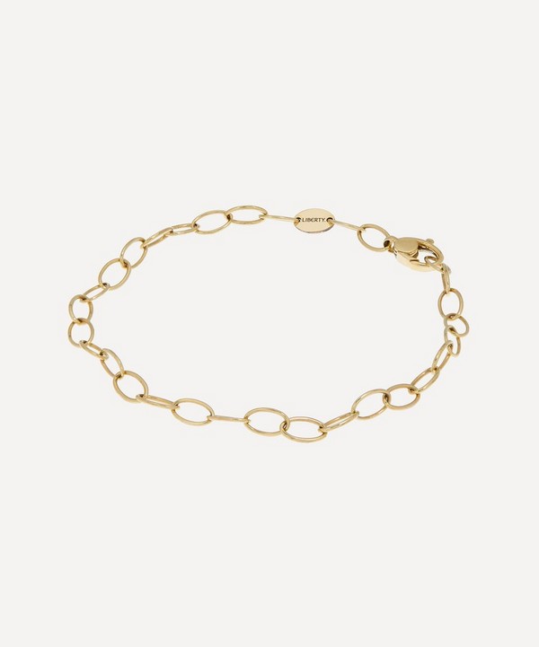 Liberty - 9ct Gold Plain 19cm Link Chain Bracelet image number 2