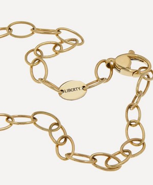 Liberty - 9ct Gold Plain 19cm Link Chain Bracelet image number 3