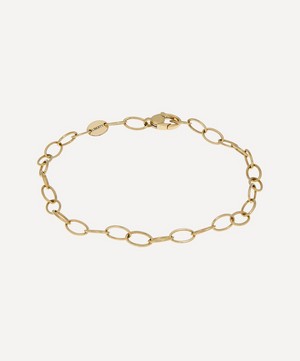 Liberty - 9ct Gold Plain 21cm Link Chain Bracelet image number 0