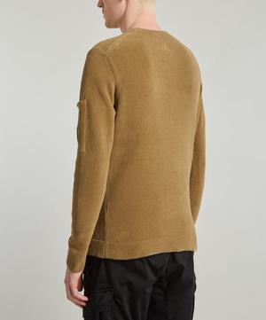 C.P. Company - Chenille Cotton Crew Neck Knit Jumper image number 3
